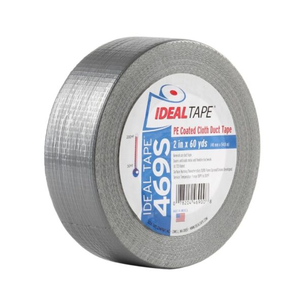 469S-2G – Ideal Tape 469 Cloth Duct Tape 2" x 60yds