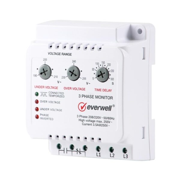 EW-V086-220 – Three Phase Voltage Protector 208/220V – 50/60Hz