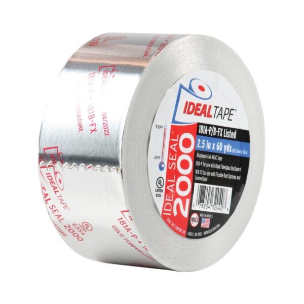 IS2000 – Ideal Seal 2000 Professional Grade Foil Tape 2-1/2" x 60yds
