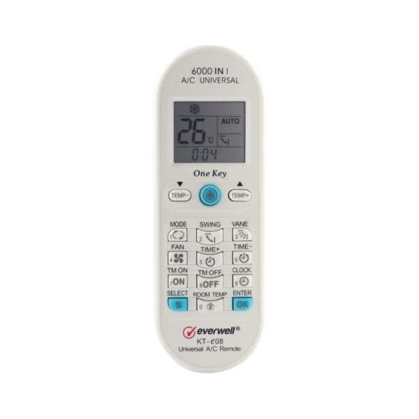 KT-E08 – 6000 Codes – Universal Remote Control