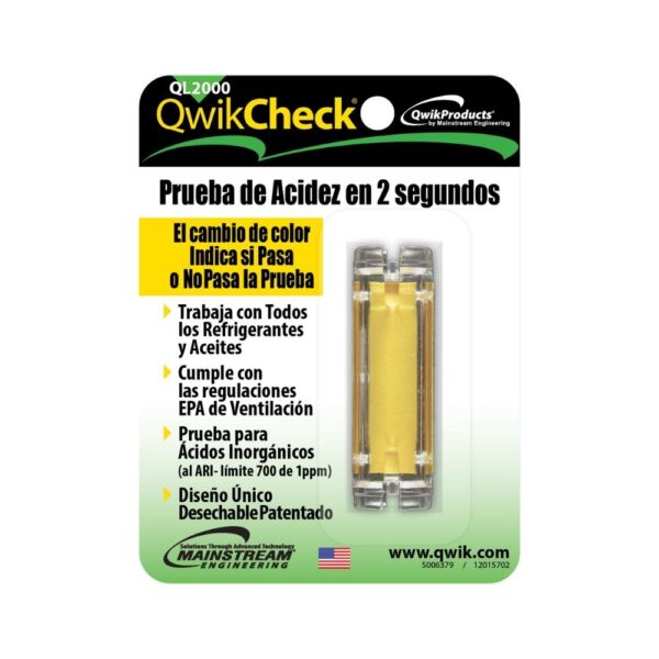 QL2000 – QwikCheck – 2-Second Acid Test Kit