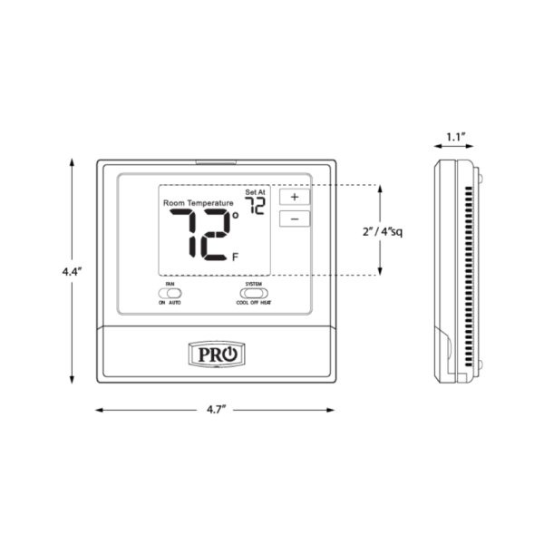 T701 – Pro1 IAQ Thermostat