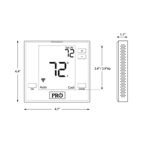T701i – Pro1 IAQ Thermostat