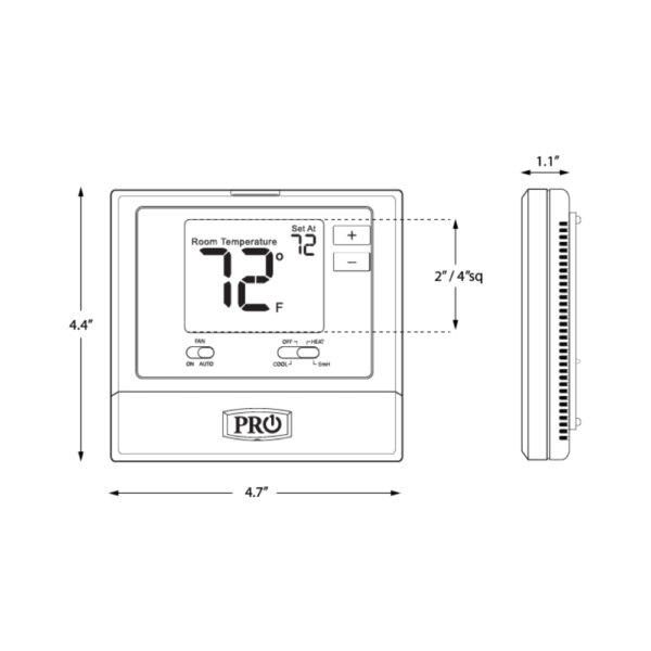 T721 – Pro1 IAQ Thermostat