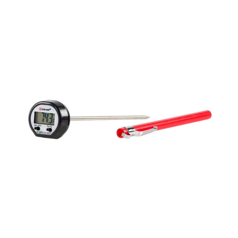 thumbnail image 2 of Roadpro Digital Pocket Thermometer - Instant Read Thermometer With Clip & Spare Battery 2 of 6